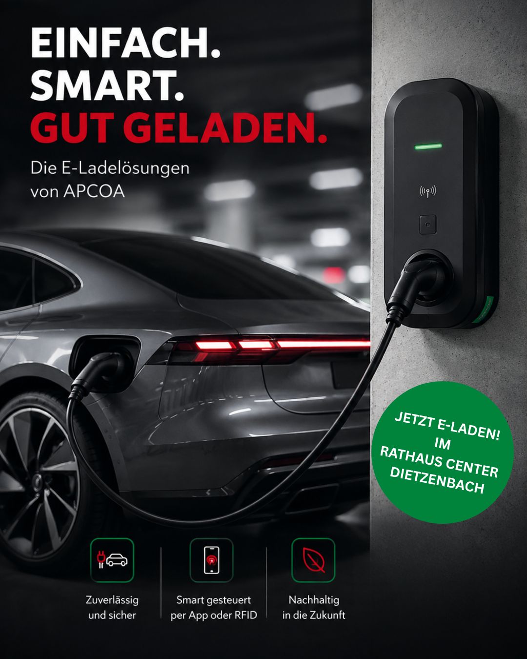 E-Ladestationen - Laden beim Shoppen