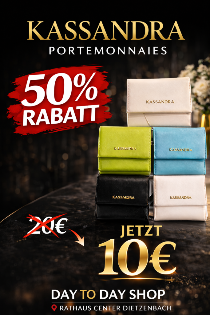 KASSANDRA Portemonnaies – jetzt 50% Rabatt bei DAY TO DAY